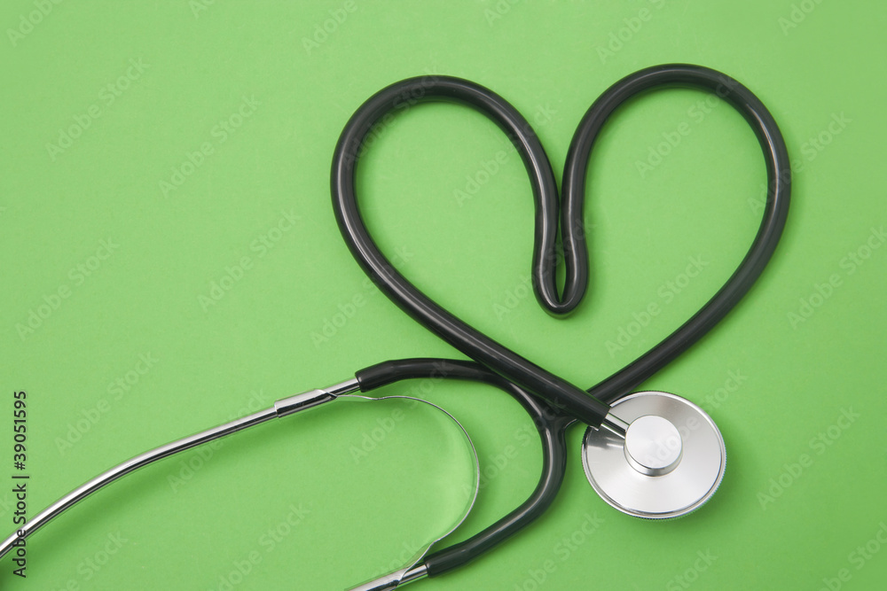 stethoscope in the shape of a heart stethoscope in the shape of a heart
