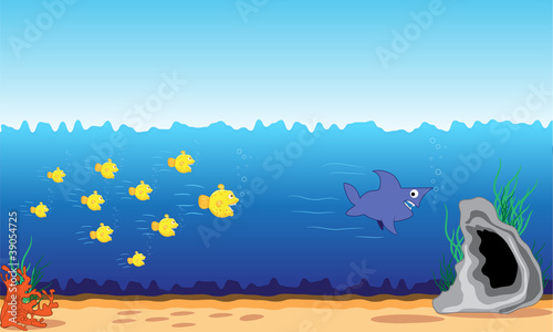 Fish attack