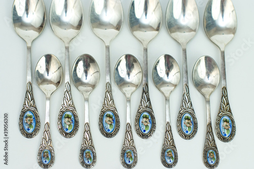 antique silver spoons
