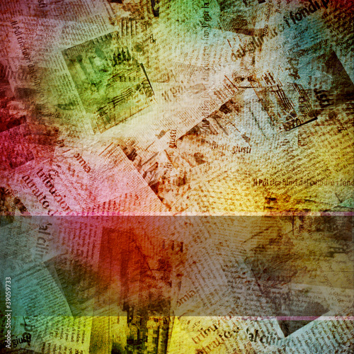 old background with newspaper