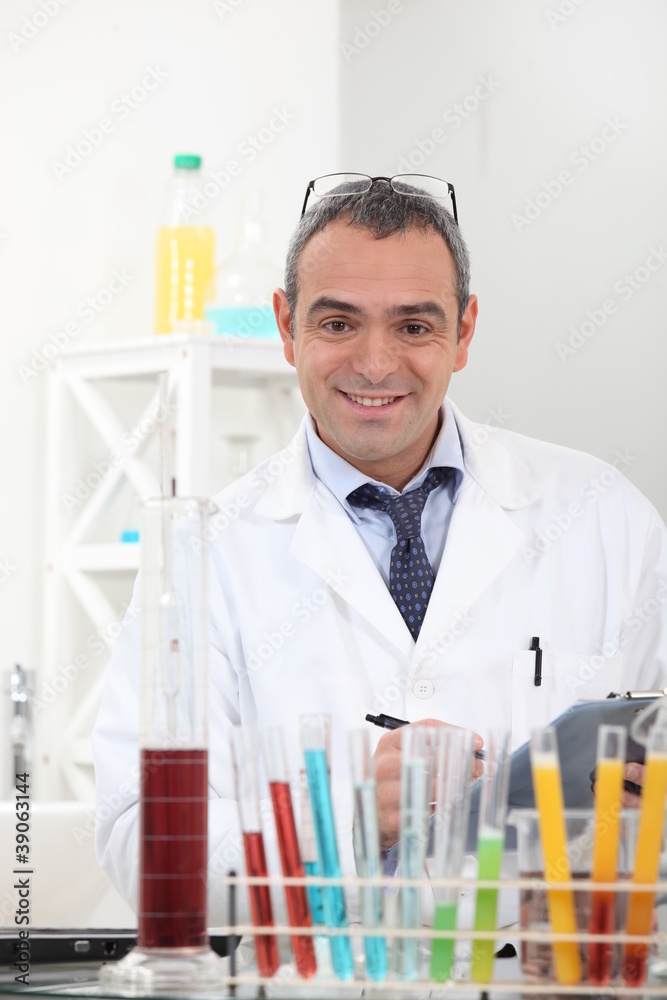 scientist working in the lab scientist working in the lab
