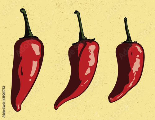 Three Jalapeno Peppers