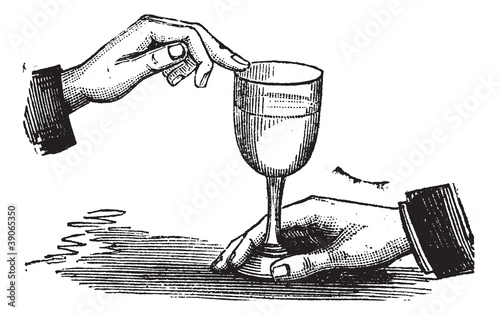 How to produce sound resonance with a wet finger on a wine glass
