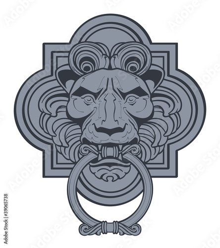 Lion Head Door Knocker