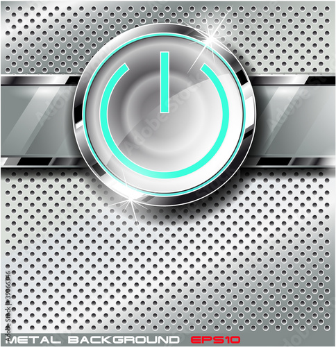 Metal background.Vector illustration