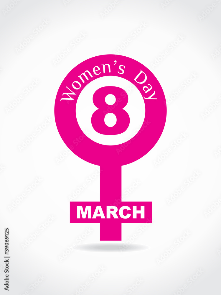 Creative women's day design element. vector illustration Creative women's day design element. vector illustration