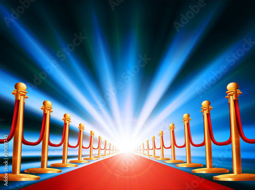 Red carpet entrance