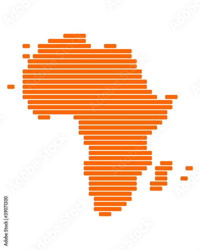 Karte von Afrika