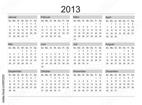 kalender 2013