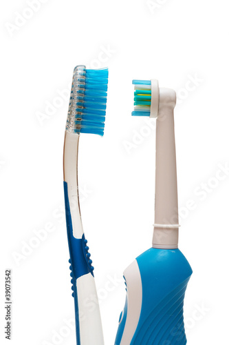 Couple of toothbrushes