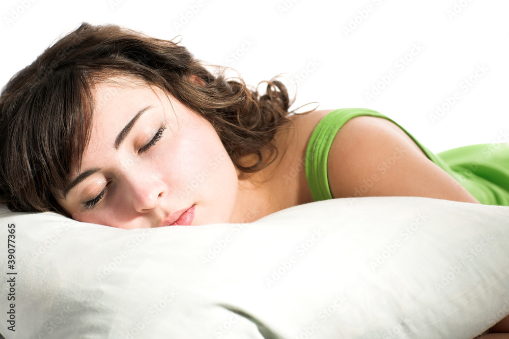 Obraz premium sleeping young woman