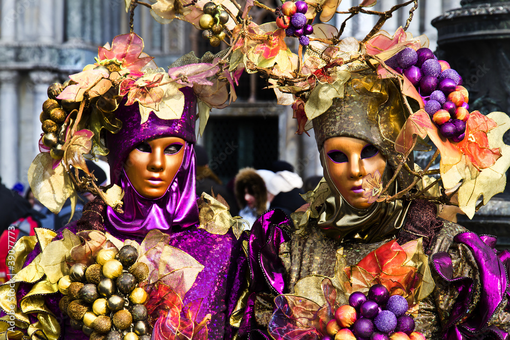 Naklejka premium Maschere, carnevale di Venezia