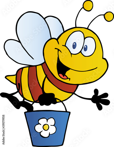 Bee Flying Bucket