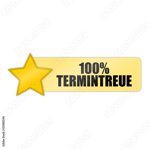 button stern 100% termintreue I