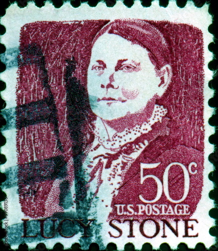 Lucy Stone. 1818 - 1893. US Postage. photo