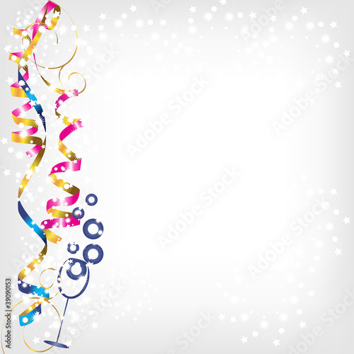 Wallpaper Mural celebratory background with serpentine Torontodigital.ca