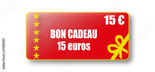 Bon cadeau de 15 euros