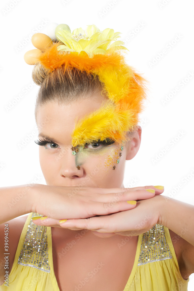 Fototapeta premium Easter girl