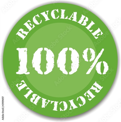 bouton 100 % recyclable