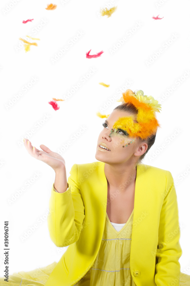 Fototapeta premium Easter girl