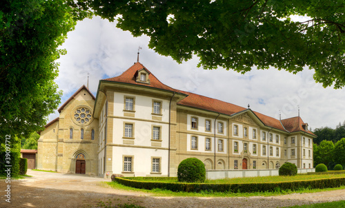 Obraz na płótnie Abbey of Hauterive Switzerland w salonie