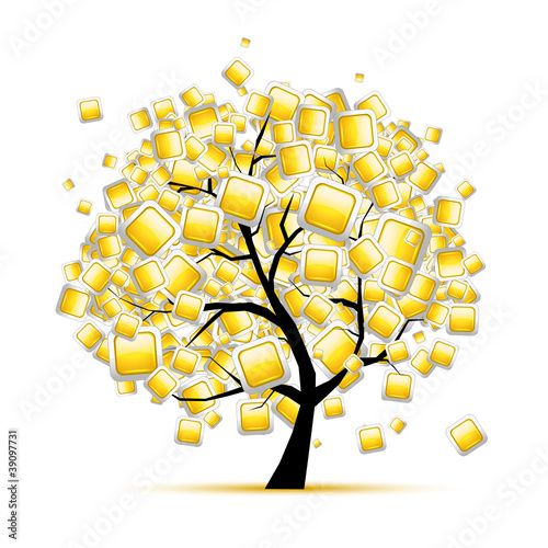 Web buttons tree for your design