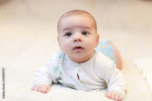 Surprised infant