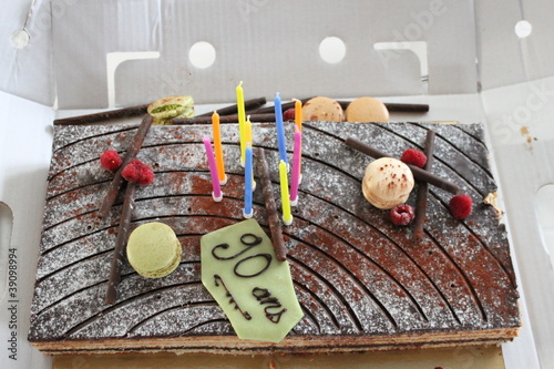 Gateau Anniversaire 90 Ans Stock Photo Adobe Stock
