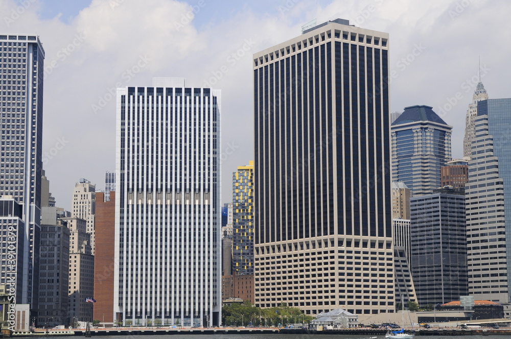 Fototapeta premium Manhattan, gesehen vom East River, New York, USA