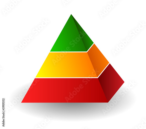 Vector pyramid illustration