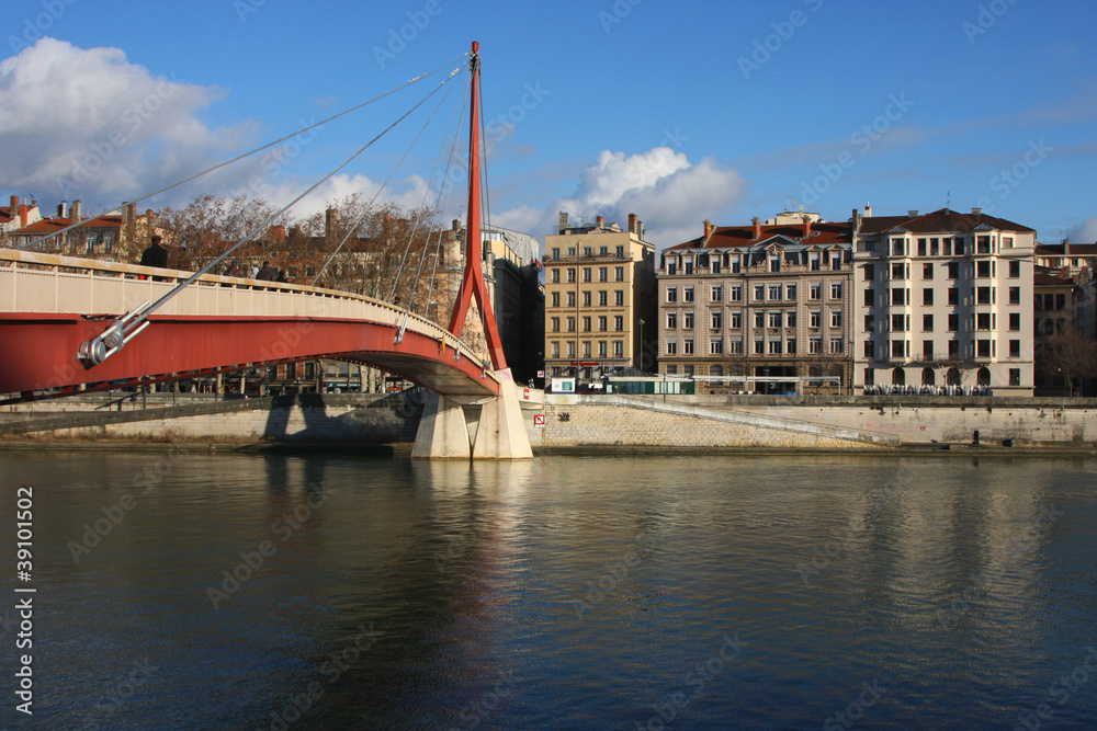 Fototapeta premium La passerelle du palais de justice
