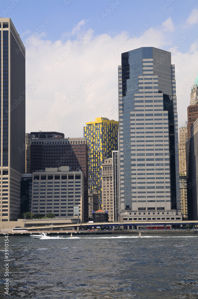 Obraz premium Manhattan, gesehen vom East River, New York, USA