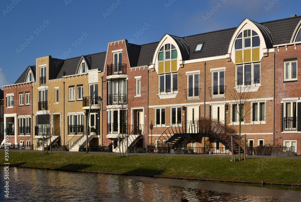 Modern luxuriously apartments in Voorschoten, Netherlands.