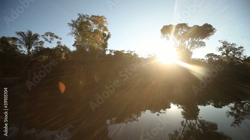 Amazonas, Sonne, Gegenlicht photo