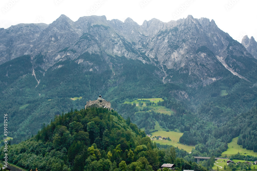 Fototapeta premium Hohenwerfen castle in Austria