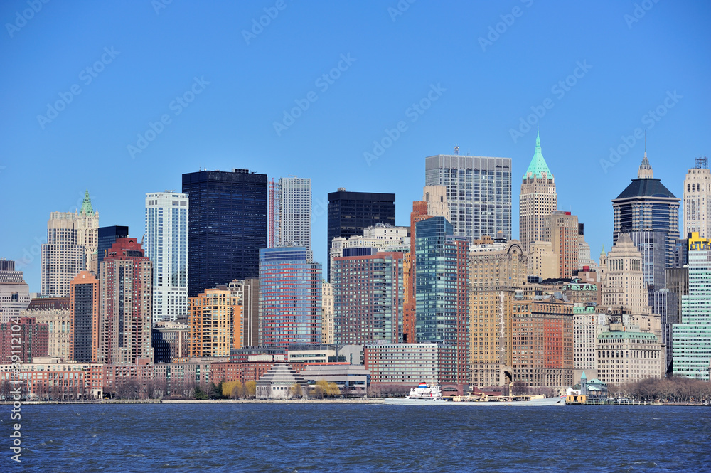 Fototapeta premium New York City Manhattan downtown
