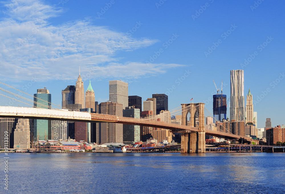 Naklejka premium Panorama Nowego Jorku