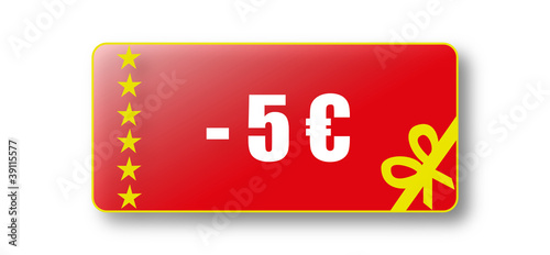 réduction de 5 euros