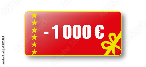 réduction de 1000 euros photo