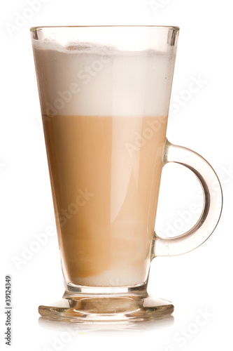 glass of latte