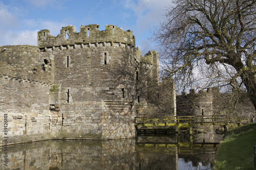 Beaumaris castle in Anglesey north Wales