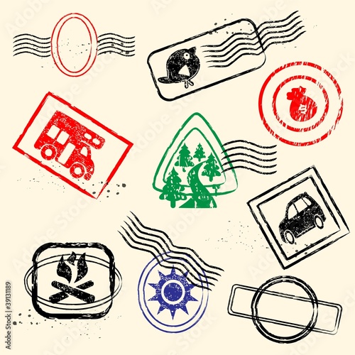 Rubber Stamps Collection Set