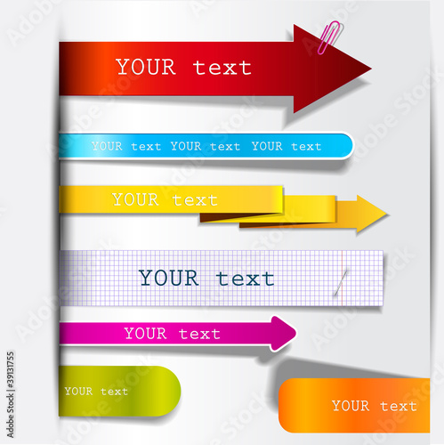 Colorful bookmarks for speech