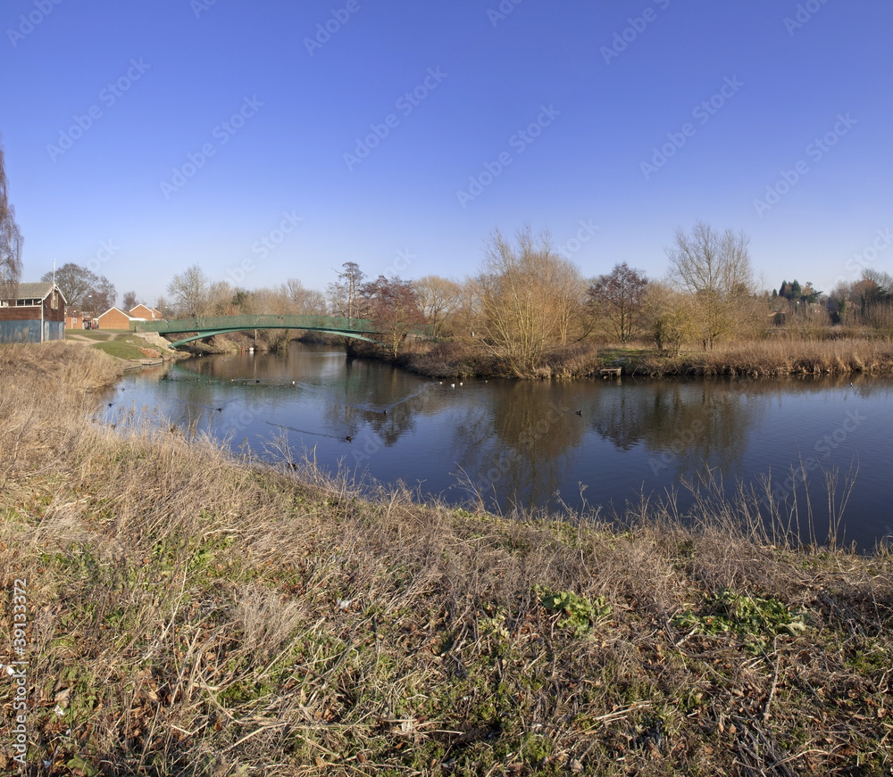 Fototapeta premium river avon warwick