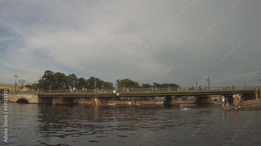 Boat trip on the St. Petersburg GoPro Boat trip on the St. Petersburg GoPro