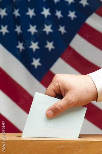 Wahlurne Vereinigte Staaten USA