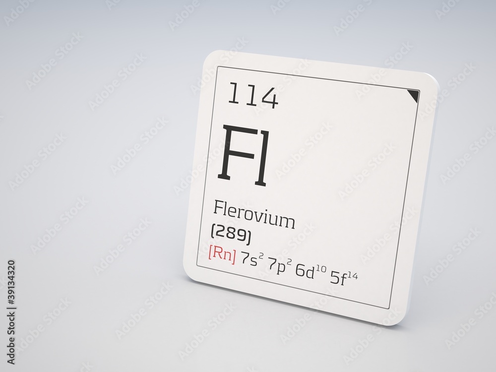 Flerovium - element of the periodic table Flerovium - element of the periodic table