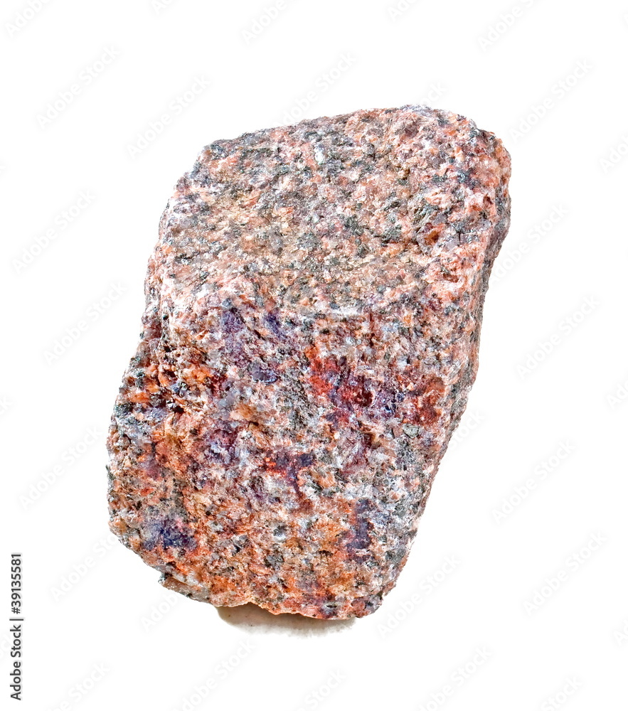 Roter Granitstein Roter Granitstein