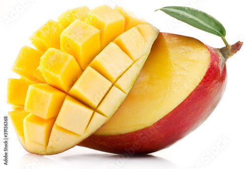 Obraz na płótnie Mango with slices