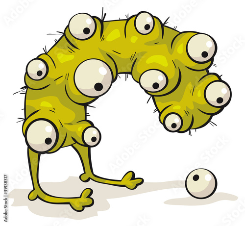Creature with many eyes